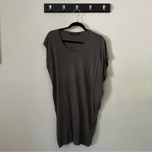 All Saints asymmetrical t-shirt dress